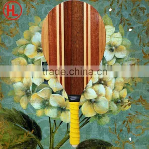 Frescobol Game Brand New Panel Solid Wood Beach Tennis Racket/beach Bat/beach Paddle thumbnail-1