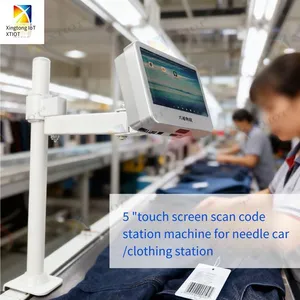 Xingtong Xt802c Android 5-inch Touch Screen Barcode Scanner, Wall-mounted Industrial Control All-in-one Machine, Manufacturer of Production Line Workstation Machines thumbnail-2