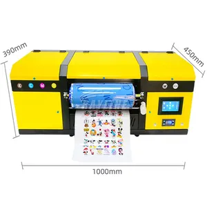 Two in One UV DTF Printer Print on AB Film Sticker Making Machine for Metal Wood Glass A3 Dual Epson I608 UV DTF Printer thumbnail-4