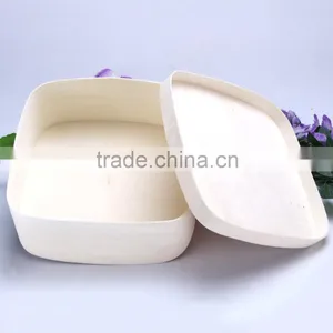 Natural Round Shape Mini Wooden Bark Box Wood Cheese Box Wholesale thumbnail-4