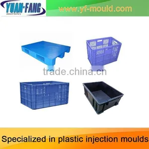 Plastic Turnover Box Mold Injection Mold Design and Manufacturing Cycle Basket thumbnail-1