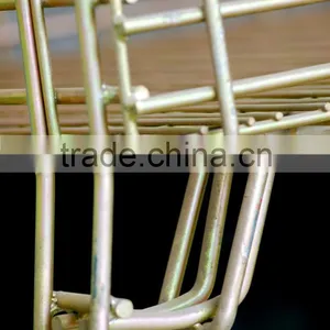 Weld Fold Storage Galvanized Zinc Wire Basket thumbnail-6