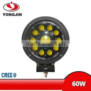 60W LED Work Light Spot Beam Round 60w LED Work Light for Atv, Suv, Tractor thumbnail-1