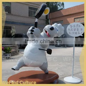 Fiberglass FRP Cartoon Statue Backkom Character Sculpture thumbnail-1