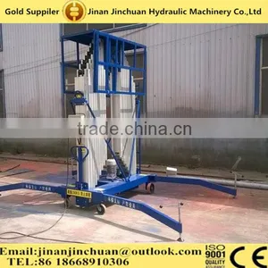 Hydraulic Double Column Aluminum Alloy Elevator/double Mast Aluminum Alloy Lift Platform thumbnail-6