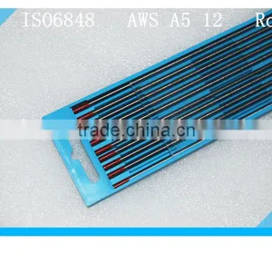 3/32'' WT20 Tungsten Weld Electrode With Red Tip & 10pieces/pack From Beijing thumbnail-1