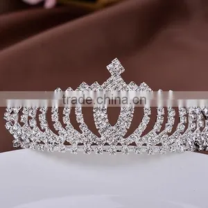Rhinestone Hair Accessories Bridal Tiaras 2016 Crystal Tiaras for Wedding Crowns thumbnail-5
