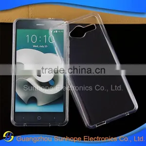 China Supplier Smooth Transparent Tpu Gel Skin for ZTE Blade L3 Mobile Phone Back Cover thumbnail-4