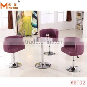 Bar Table,bar Stool,fashion Design and Good Quality Chrome Metal Chairs thumbnail-1