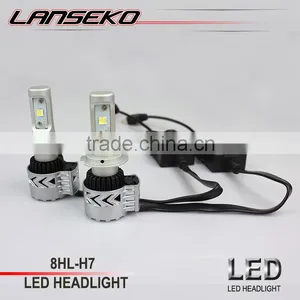Strong Waterproof System H7 Auto Led Headlight, Double Heat Dissipation Led Car Light thumbnail-1