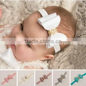 Baby Bow,Baby Headband,Large Bowtie Bow Headband thumbnail-2