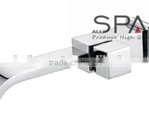 Square Chrome Brass Wall-in Lavatory Cold Tap for Public Use thumbnail-2