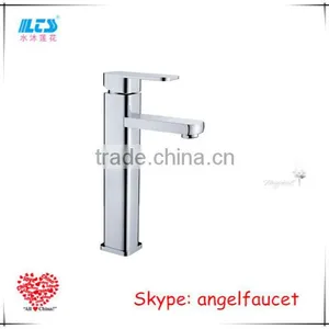 Deck Mounted Single Lever Wash Basin Mixer Brass Faucet thumbnail-1