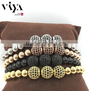 2016 Latest Fashion Beaded Leather Wrap Bracelet s thumbnail-1