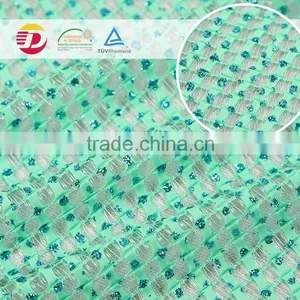 New Design Green Design Shinning Eco-friendly Good Quality Lace Fabric thumbnail-5