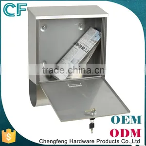Wrought Stainless Steel Wall Mounting 304 Decorative Mailboxes With Post thumbnail-4