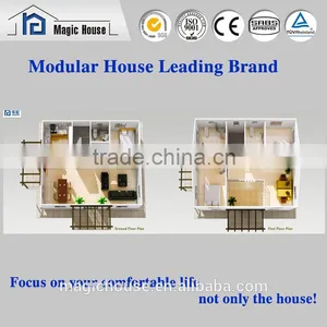 Waterproof Roof Cabins Prefab House/low Cost Family House/economical Two Floor Room Drawing thumbnail-3