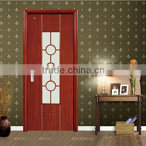 Popular Design Teak Wood Interior Office Doors With Windows thumbnail-2