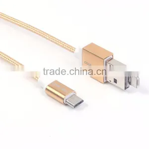 Mutil Function OTG Usb Cable Braided Usb Cable With OTG Function thumbnail-1
