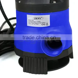 Submersible Water Pump 1/2 HP 2000GPH Clean Clear Dirty Pool Pond Flood Drain thumbnail-5