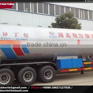 3 Axles 50m3 LPG Gas Tank Trailer thumbnail-2