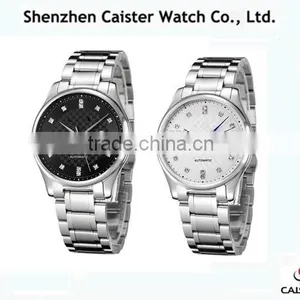 2014 New Fashion Mens Watches Senior Automatic Watch Stainless Steel Smart Valentine Gift Watch thumbnail-6