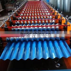 Durable in Use Most Popular Corrugated Color Roof Tile Machine thumbnail-2