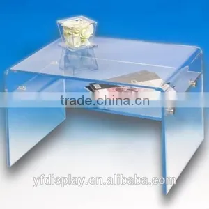 High Clear Acrylic Table For Home Decoration thumbnail-1