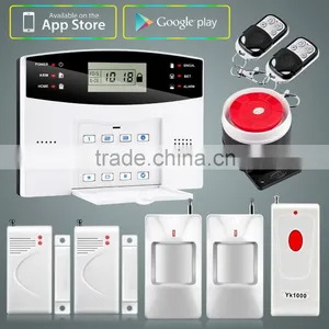 New Arrival Series YL-M2B LCD Display With Time Clock Intelligent GSM Home Burglar Security Alarm System thumbnail-1