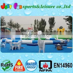 Funny Summer Water Games, Inflatable Pool Slide Games, Inflatable Water Park Games thumbnail-1
