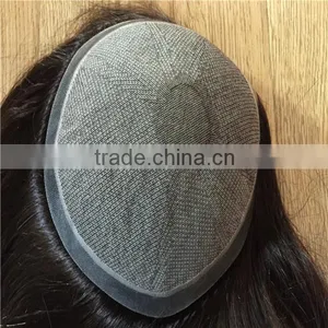 Custom 100% Human Hair Kippah Falls Topper Blonde Silk Top Hand Tied thumbnail-4