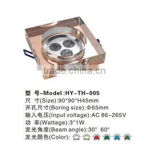 New 3w Crystal Led Downlight thumbnail-1