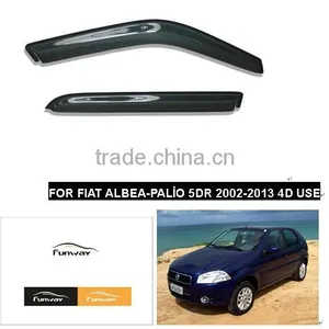 CAR DOOR VISOR RAIN DEFLECTOR FOR FIAT ALBEA-PALIO 5DR 2002-2013 5D USE thumbnail-1