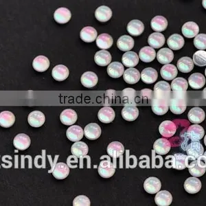 Korean Style Flat Back Glass Resin Stone Opal Decorative Stones ZX:SZ574 thumbnail-6