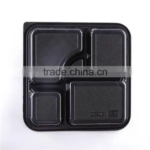 KW3-1103 Disposable Freezer Microwave Fast Food Lunch Box Container (264*264*48mm) thumbnail-1