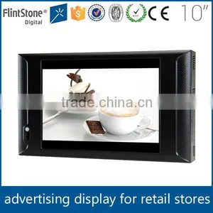 Flintstone 10 Inch Shelf Advertisement Signage, Lcd Video Display for POS Promotion, Small Presentation Display Screen thumbnail-1