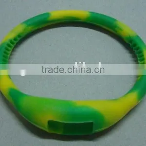 Promotional vs Sport Silicone Digital Wrist Watch With Mix Colors thumbnail-2