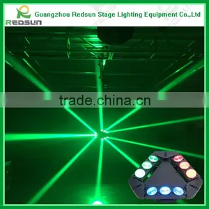 LED 3*3 Spider Light 8pcs*10w RGBW 4IN1 Charming Stage /party/club/party/christmas/house Decor Concert dj Moving Head Light thumbnail-1