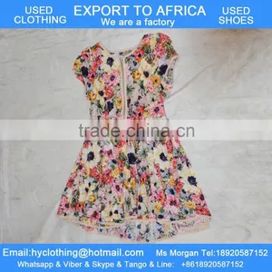 High End and Cheap Beautiful Used Silk Skirt in Bales for African Ladies and Young Girls thumbnail-1