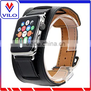 Wrist Band Watch Smart Watch Band For Apple Watch Genuine Leather Band Supplier's Choice thumbnail-1