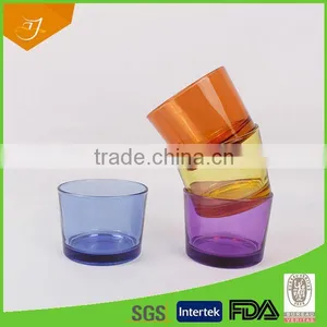 Colorful Wholesale China Factory Glass Cup Mug,High Quality Drinking Glass thumbnail-1