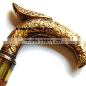 ANTIQUE VINTAGE BIRD HANDLE WALKING CANES-DECORATIVE CANES-BEAUTIFUL WALKING CANES Wk1175 thumbnail-1