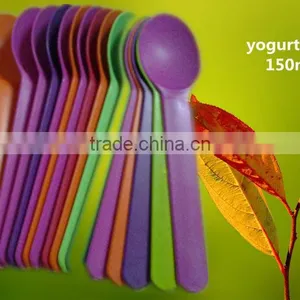 Colourful 100% Biodegradable Disposable Ice Cream Spoon thumbnail-3