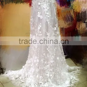 CL60099 Modern Design Good Quality 3d Flower Lace Embroidered Fabric,african French Lace Fabric thumbnail-2