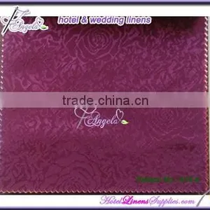 Dia-126"(320cm) Rose Pattern Polyester Jacquard Tablecloths for Table Decorations-Jacquard Pattern No. A15-1,2,3,4 thumbnail-4