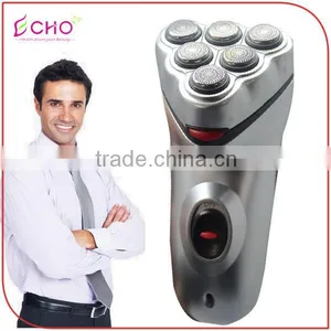 Electric Rechargeable Cordless Six Heads Rotary Shaver Razor thumbnail-1