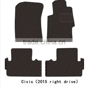 Customized Right Drive Car Mat for Honda CIVIC 2015 thumbnail-1
