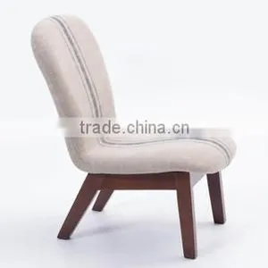 Solid Wood Cloth Chair ,Contracted Wooden Sofa For Living Room thumbnail-6