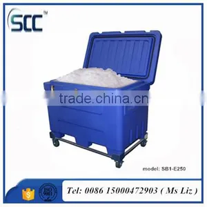 310L Refrigerated Dry Ice Bin, Insulation Cooler Bin for Dry Ice Transportation thumbnail-2