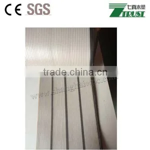 PVC Flooring Roll Synthetic Marine Decking Teak Decking EU CE SGS Standard 190*5mm thumbnail-1